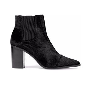 Schutz Velvet Ankle Booties - Worn for 3 h…